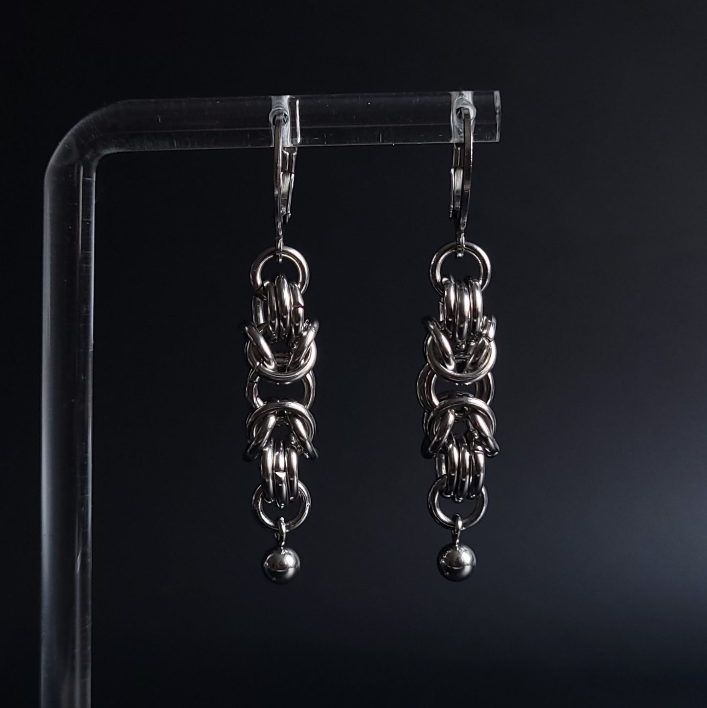 Byzantine Huggie Hoops