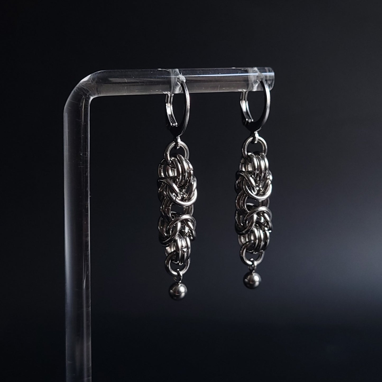Byzantine Huggie Hoops
