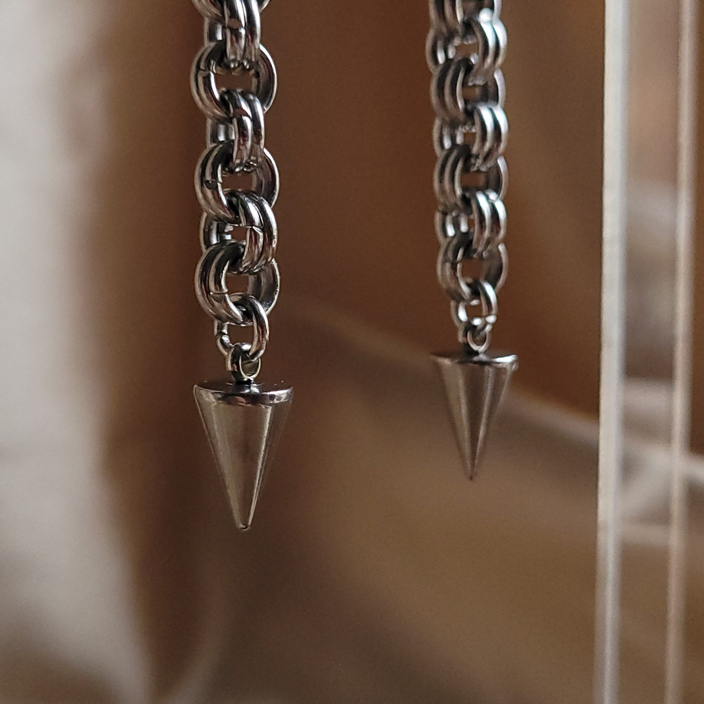 Spike Chain Earrings