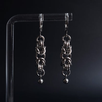 Byzantine Huggie Hoops