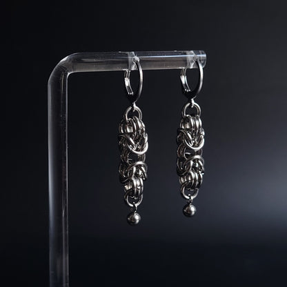 Byzantine Huggie Hoops