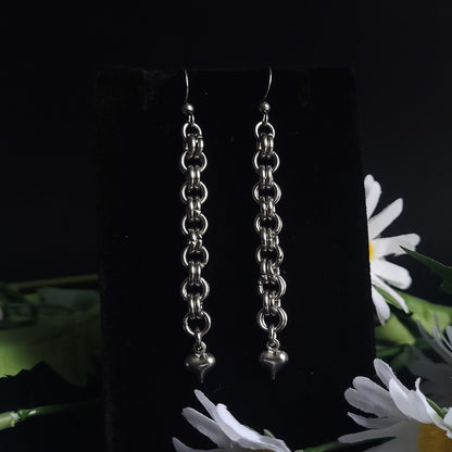 Heart Chain Earrings