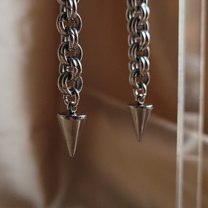 Spike Chain Earrings