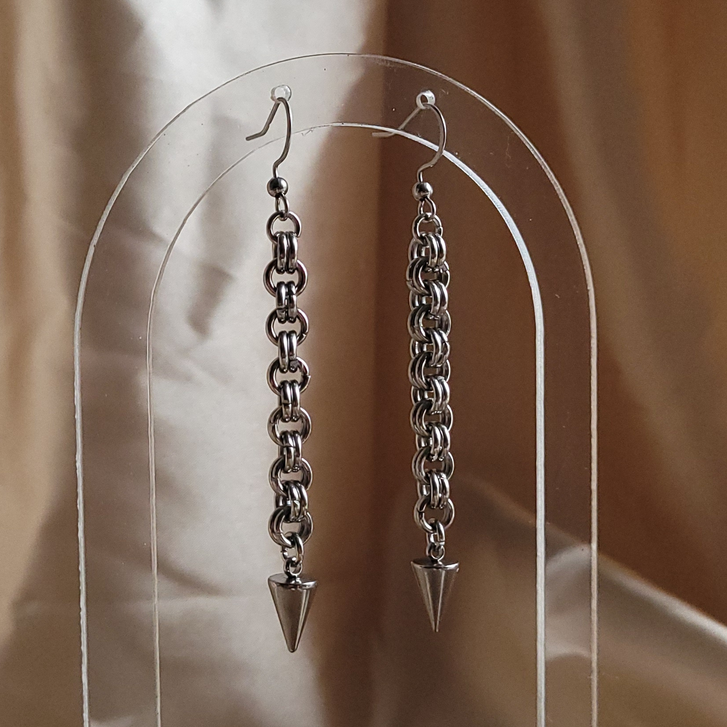 Spike Chain Earrings