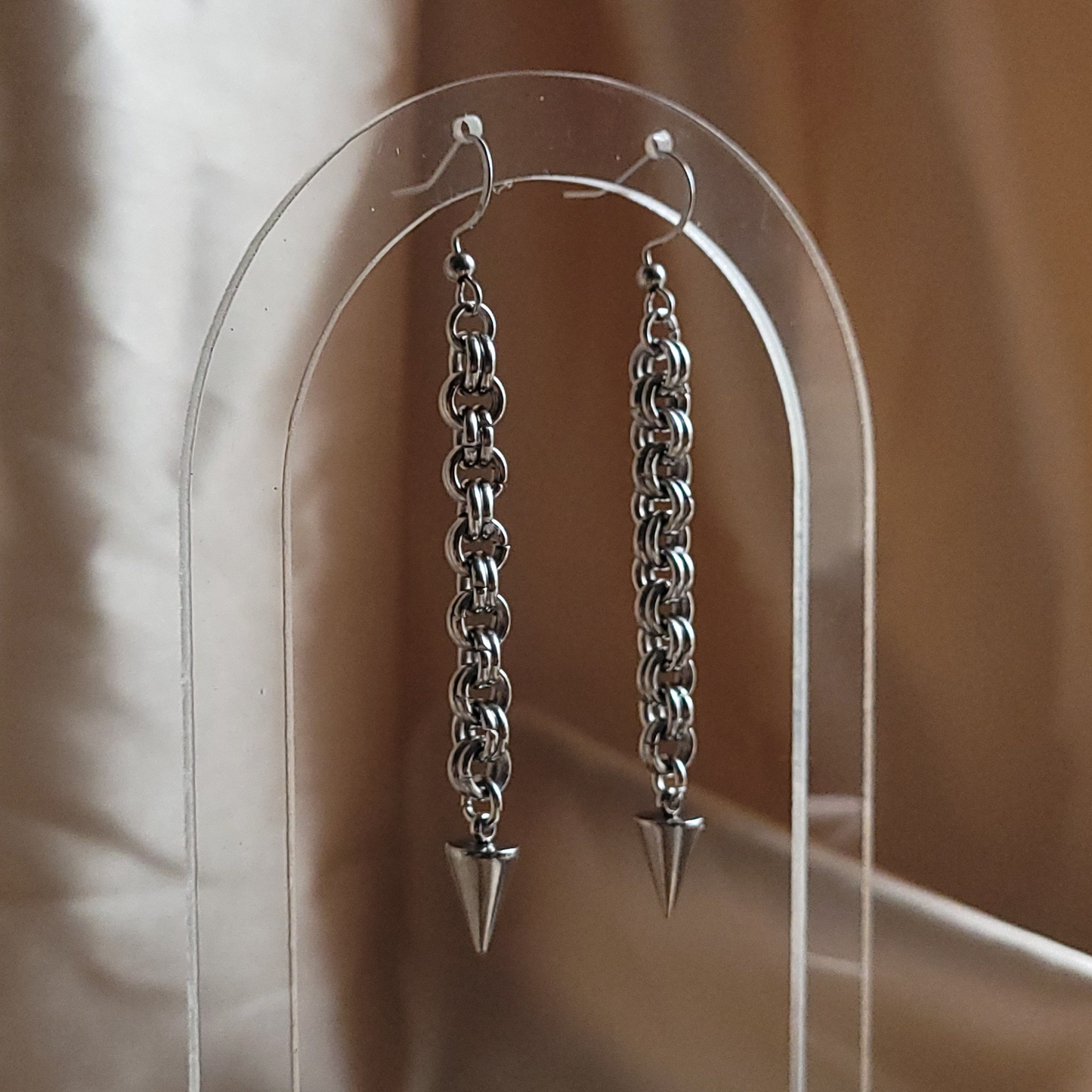 Spike Chain Earrings